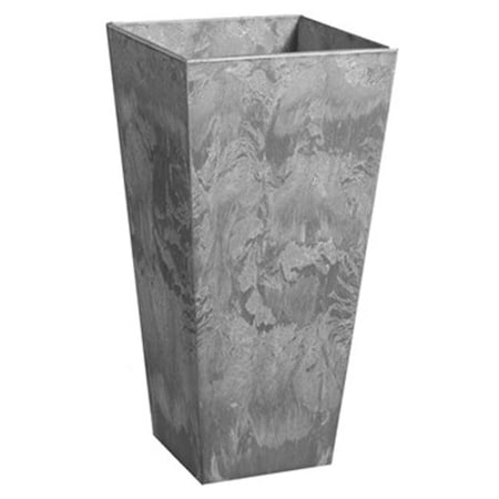 Novelty Manufacturing Novelty Manufacturing NOV35120 12 in. Novelty Square Ella Grey Planter NOV35120